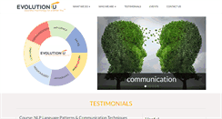 Desktop Screenshot of evolution-u.com